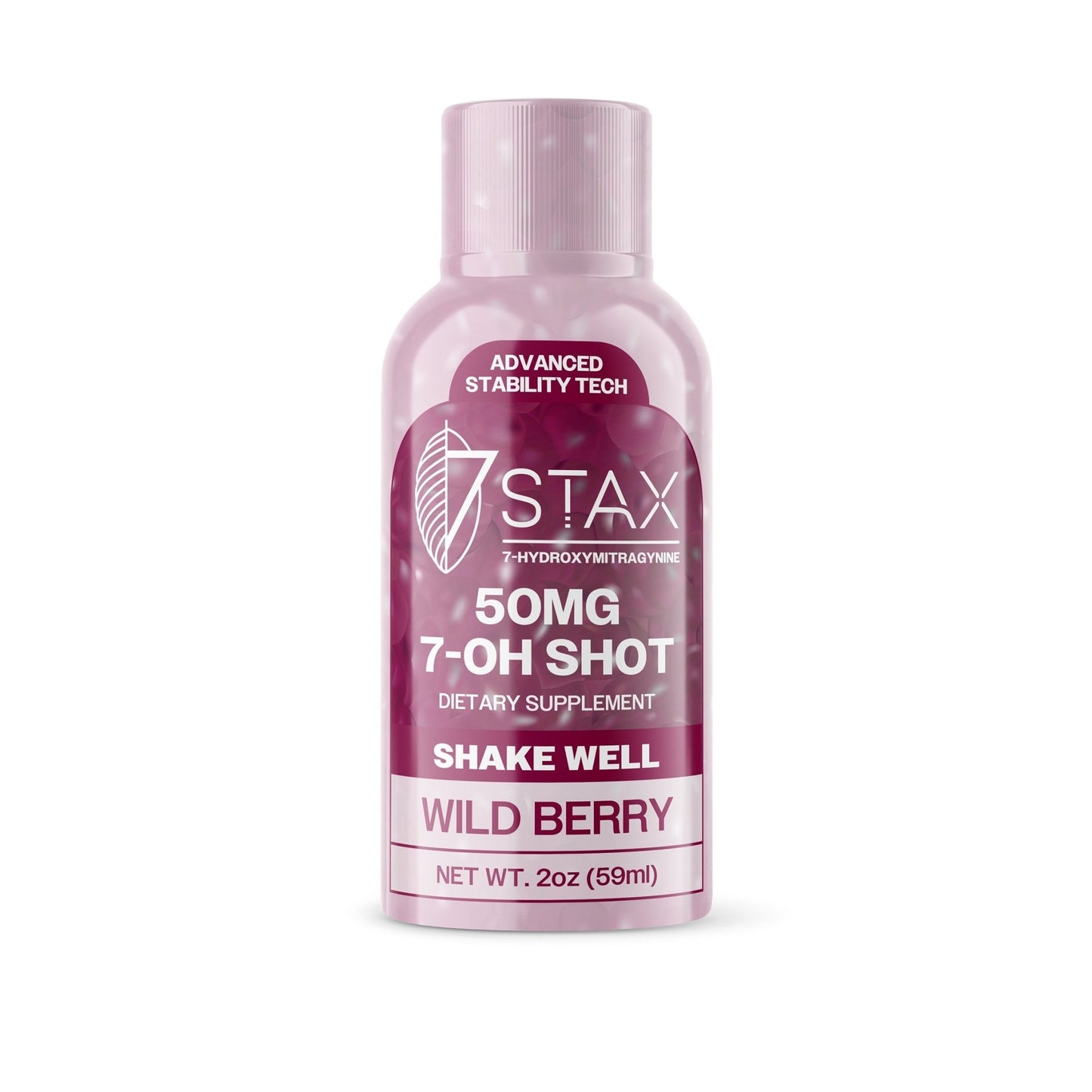 7Stax 7 - OH Shot (50mg) - Wild Berry - 7Stax