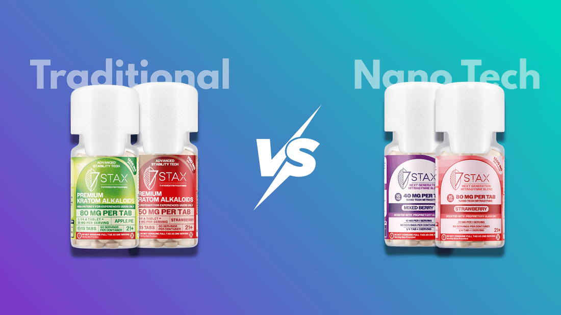 Nano Tech vs. Traditional Kratom Tablets: A Comparison - 7Stax