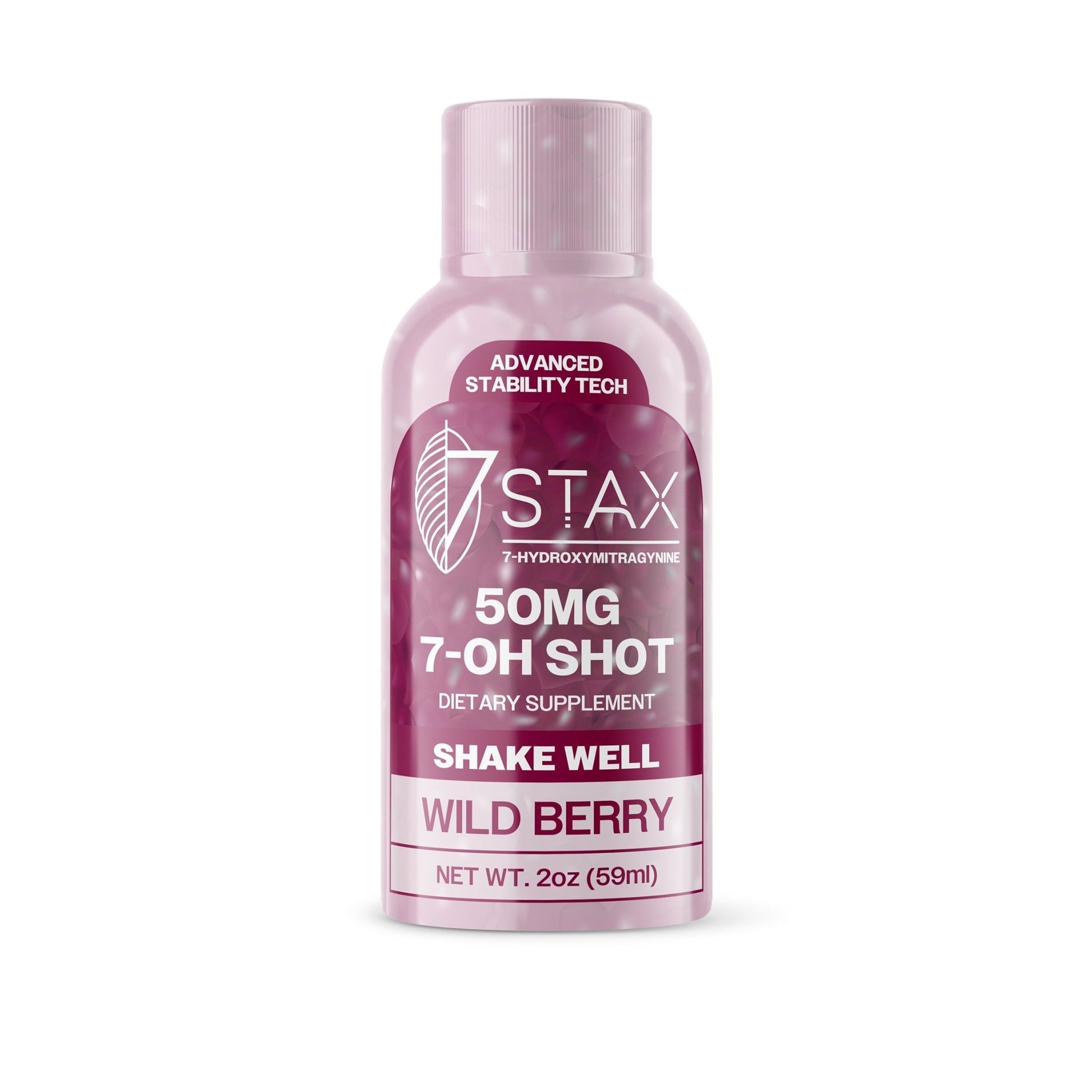 7Stax 7 - OH Shot (50mg) - Wild Berry - 7Stax