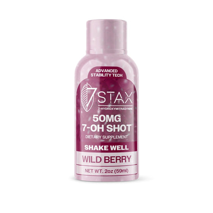 7Stax 7 - OH Shot (50mg) - Wild Berry - 7Stax