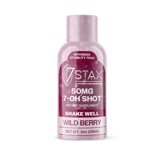 7Stax 7 - OH Shot (50mg) - Wild Berry - 7Stax